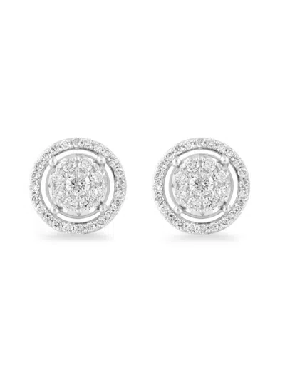 Effy Women's 14k White Gold & 0.53 Tcw Diamond Stud Earrings