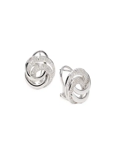 Effy Women's 14k White Gold & 0.56 Tcw Diamond Stud Earrings