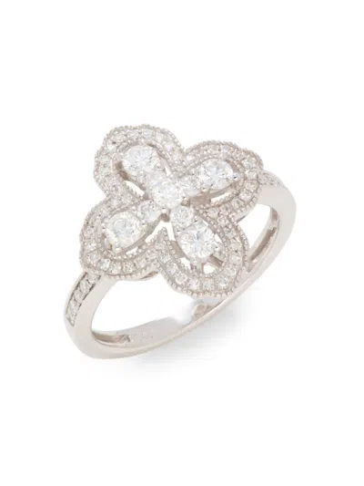 Effy Women's 14k White Gold & 0.67 Tcw Diamond Ring