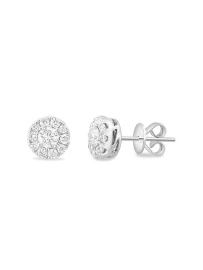 Effy Women's 14k White Gold & 0.76 Tcw Lab Grown Diamond Stud Earrings