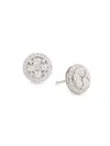 Effy Women's 14k White Gold & 0.88 Tcw Diamond Stud Earrings In Metallic