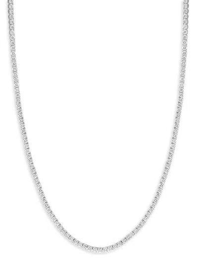 Effy Women's 14k White Gold & 10.6 Tcw Lab Grown Diamond Tennis Necklace