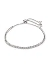 Effy Women's 14k White Gold & 1.32 Tcw Lab Grown Bolo Bracelet In White Gold