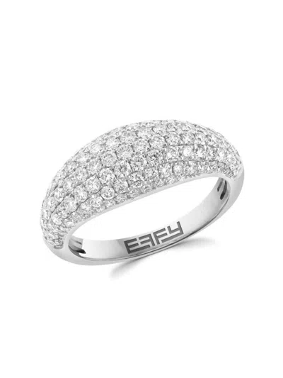 Effy Women's 14k White Gold & 1.40 Tcw Diamond Ring