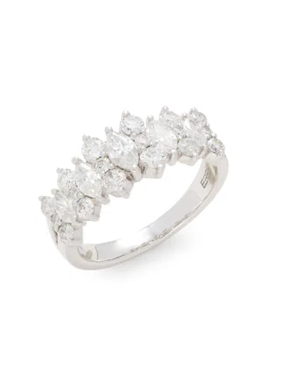 Effy Women's 14k White Gold & 1.45 Tcw Diamond Ring
