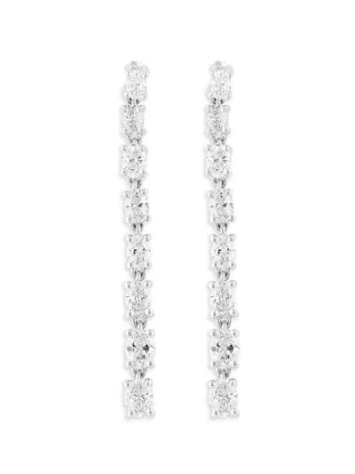Effy Women's 14k White Gold & 1.49 Tcw Lab-grown Diamond Drop Earrings