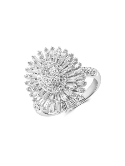 Effy Women's 14k White Gold & 1.54 Tcw Diamond Cocktail Ring