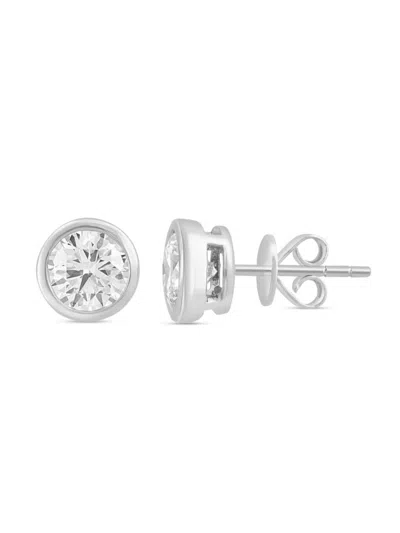 Effy Women's 14k White Gold & 1.96 Tcw Lab Grown Diamond Stud Earrings