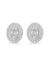 Effy Women's 14k White Gold & 2.88 Lab-grown Diamond Stud Earrings In White Gold