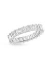 Effy Women's 14k White Gold & 3.76 Tcw Lab Grown Diamond Band Ring In White Gold