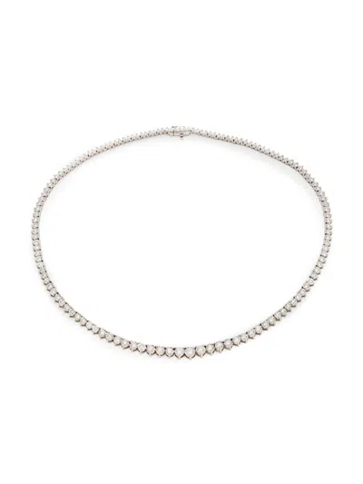 Effy Women's 14k White Gold & 6.98 Tcw Diamond Tennis Necklace