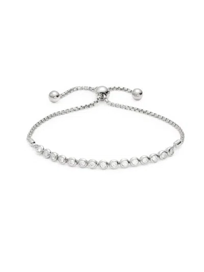 Effy Women's 14k White Gold & Diamond Bracelet