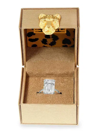 Effy Women's 14k White Gold, White Topaz & Diamond Ring