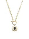 Effy Women's 14k Yellow Gold 1.00 Tcw Onyx Toggle Necklace In Gold