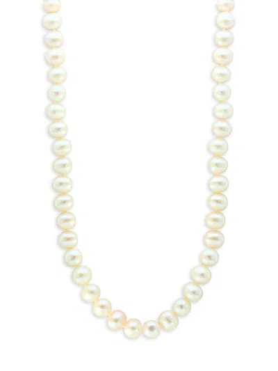 EFFY WOMEN'S 14K YELLOW GOLD 8-9MM FRESHWATER PEARL STRAND NECKLACE