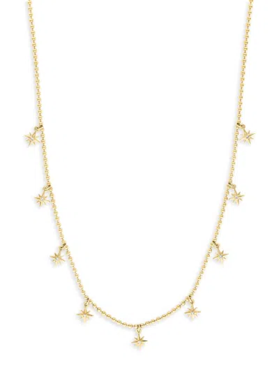 Effy Women's 14k Yellow Gold & 0.07 Tcw Diamond Necklace/19.5"