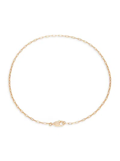 Effy Women's 14k Yellow Gold & 0.11 Tcw Diamond Chain Necklace