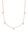 Effy Women's 14k Yellow Gold & 0.14 Tcw Diamond Charm Necklace In Yellow Gold