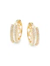 Effy Women's 14k Yellow Gold & 0.22 Tcw Diamond Hoop Earrings In Yellow Gold
