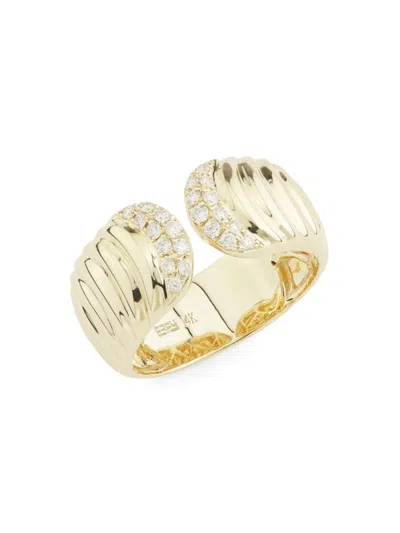 Effy Women's 14k Yellow Gold & 0.23 Tcw Diamond Ring