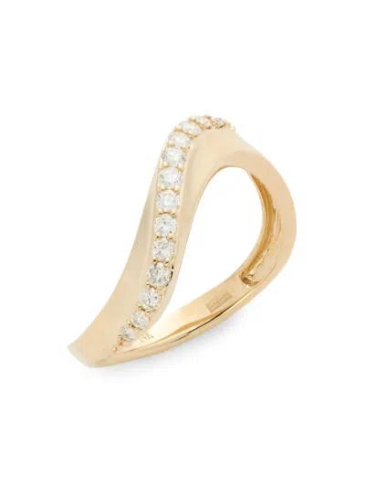 Effy Women's 14k Yellow Gold & 0.24 Tcw Diamond Ring