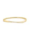 Effy Women's 14k Yellow Gold & 0.27 Tcw Bangle Bracelet In Yellow Gold