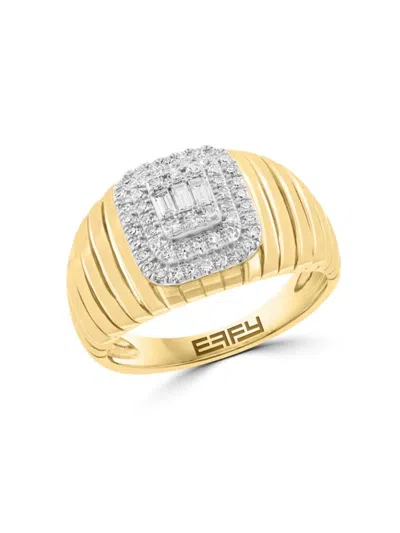 Effy Women's 14k-yellow-gold & 0.28 Tcw Diamond Ring In Yellow Gold