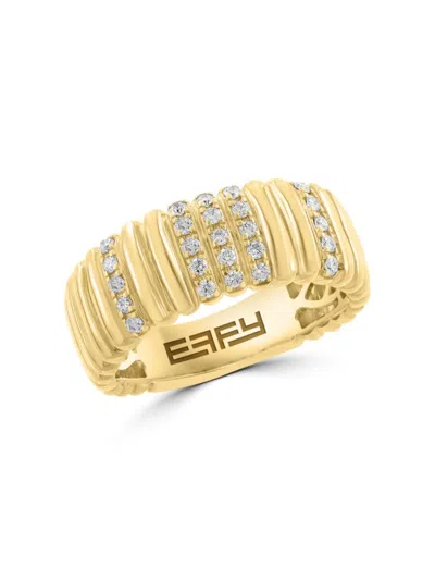 Effy Women's 14k Yellow Gold & 0.31 Tcw Diamond Ring