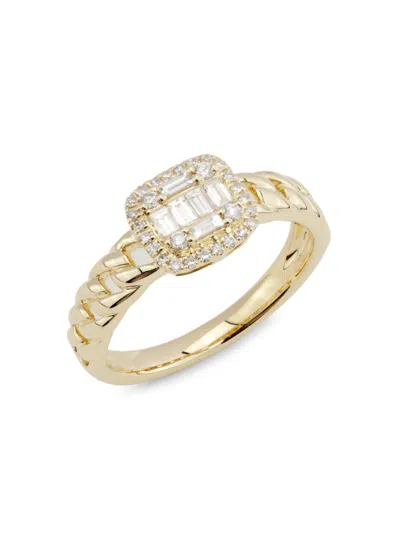 Effy Women's 14k Yellow Gold & 0.34 Tcw Diamond Ring