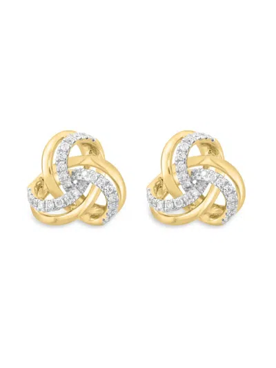 Effy Women's 14k Yellow Gold & 0.37 Tcw Diamond Stud Earrings