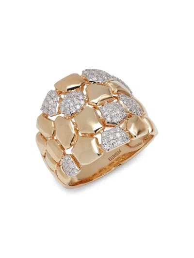 Effy Women's 14k Yellow Gold & 0.40 Tcw Diamond Ring