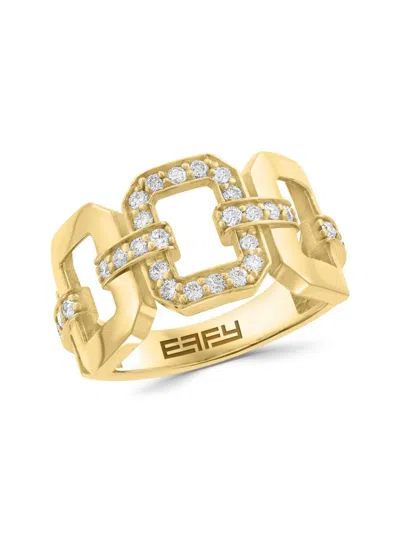Effy Women's 14k Yellow Gold & 0.44 Tcw Diamond Ring