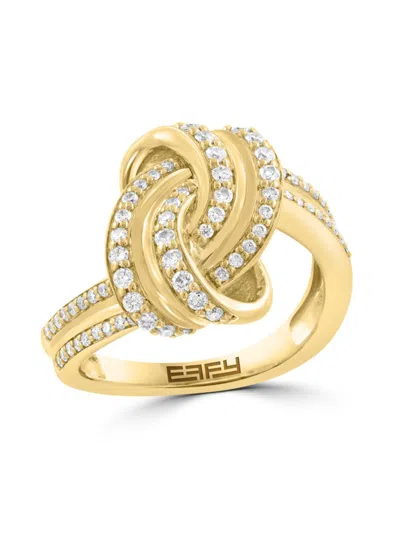Effy Women's 14k Yellow Gold & 0.47 Tcw Diamond Ring