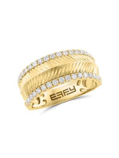 Effy Women's 14k Yellow Gold & 0.47 Tcw Diamond Ring