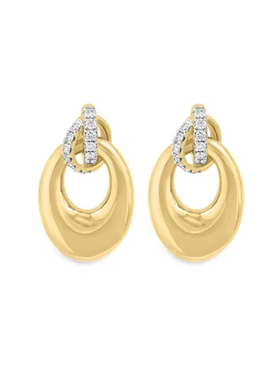 Effy Women's 14k Yellow Gold & 0.48 Tcw Diamond Drop Earrings