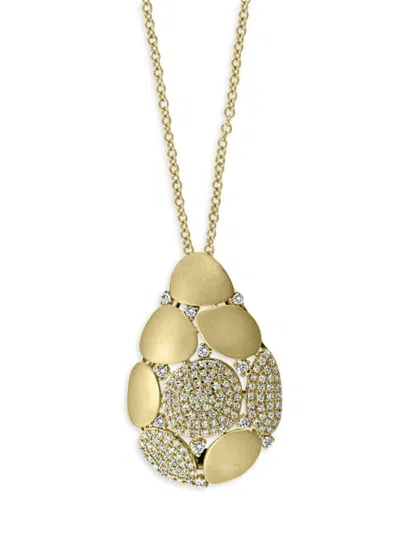 Effy Women's 14k Yellow Gold & 0.5 Tcw Diamond Pendant Necklace