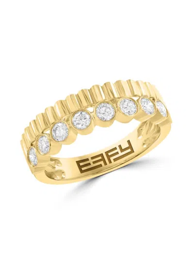 Effy Women's 14k Yellow Gold & 0.51 Tcw Diamond Ring