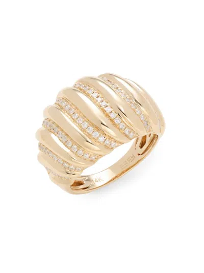 Effy Women's 14k Yellow Gold & 0.56 Tcw Diamond Ring