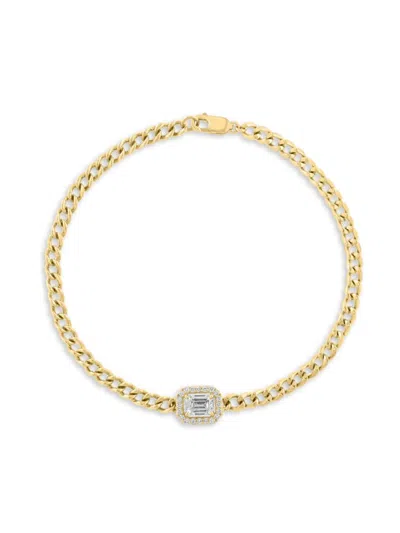 Effy Women's 14k Yellow Gold & 0.58 Tcw Lab-grown Diamond Bracelet