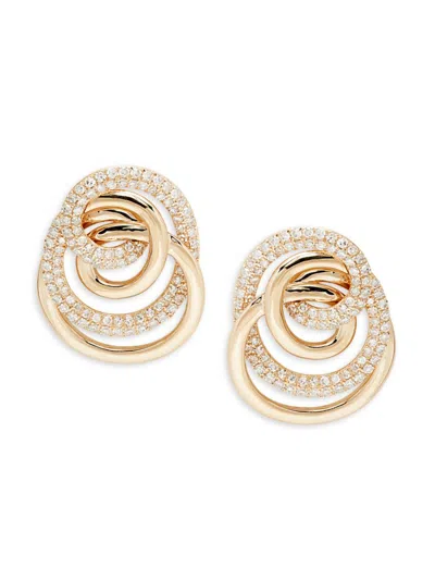 Effy Women's 14k Yellow Gold & 0.64 Tcw Diamond Stud Earrings