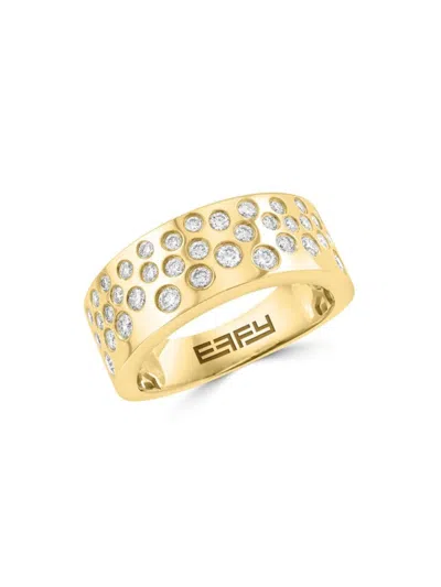 Effy Women's 14k Yellow Gold & 0.65 Tcw Diamond Bezel-set Ring