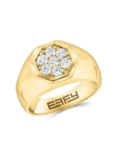 Effy Women's 14k Yellow Gold & 0.69 Tcw Lab Grown Diamond Ring