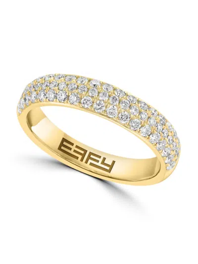 Effy Women's 14k Yellow Gold & 0.7 Tcw Lab Grown Diamond Ring