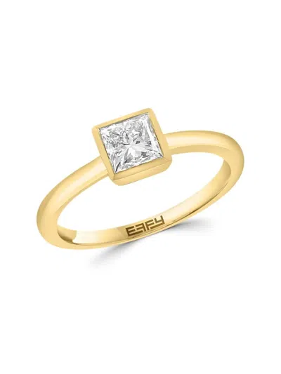 Effy Women's 14k Yellow Gold & 0.7 Tcw Lab Grown Diamond Ring