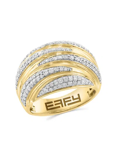 Effy Women's 14k Yellow Gold & 0.72 Tcw Diamond Ring