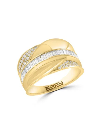Effy Women's 14k Yellow Gold & 0.74 Tcw Diamond Ring