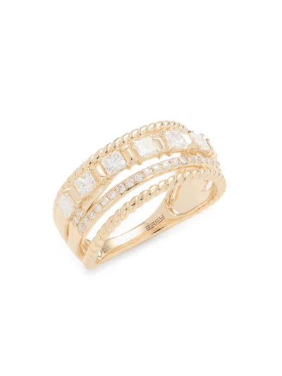 Effy Women's 14k Yellow Gold & 0.74 Tcw Diamond Ring