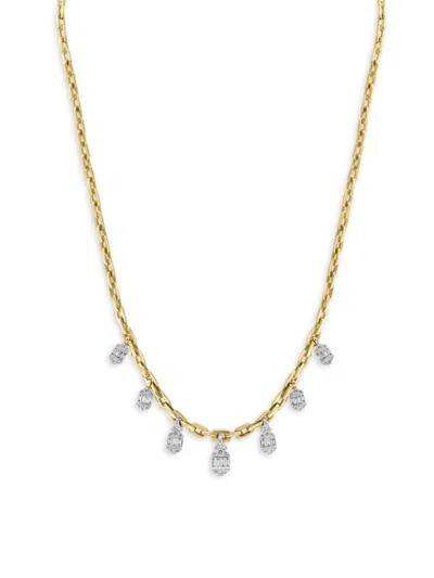 Effy Women's 14k Yellow Gold & 0.82 Tcw Diamond Necklace