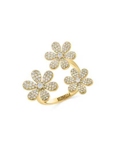 Effy Women's 14k Yellow Gold & 0.89 Tcw Diamond Ring