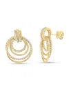 Effy Women's 14k Yellow Gold & 0.9 Tcw Diamond Drop Earrings In Gold